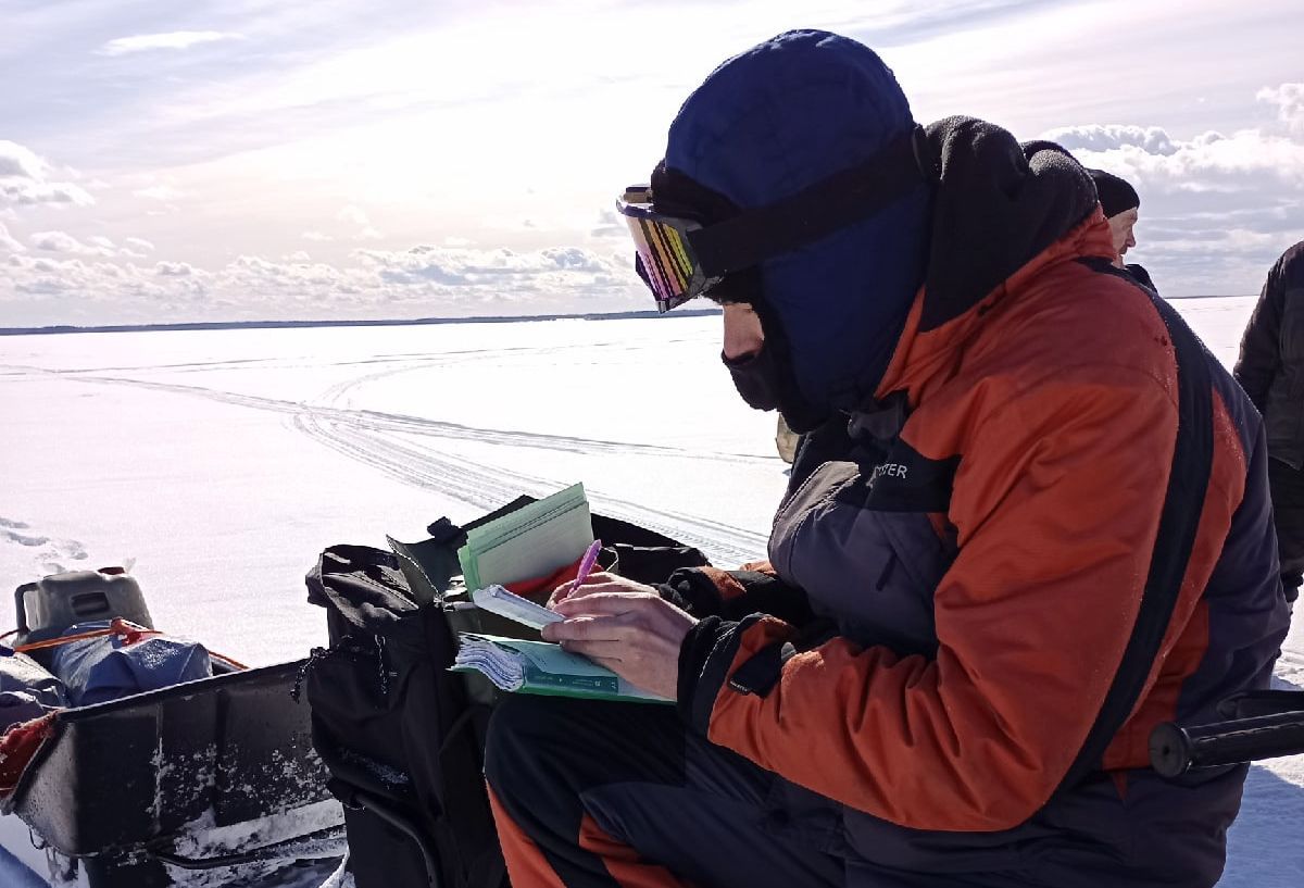 В Водлозерском парке выявлены нарушения пребывания и установки сетей рыбаками