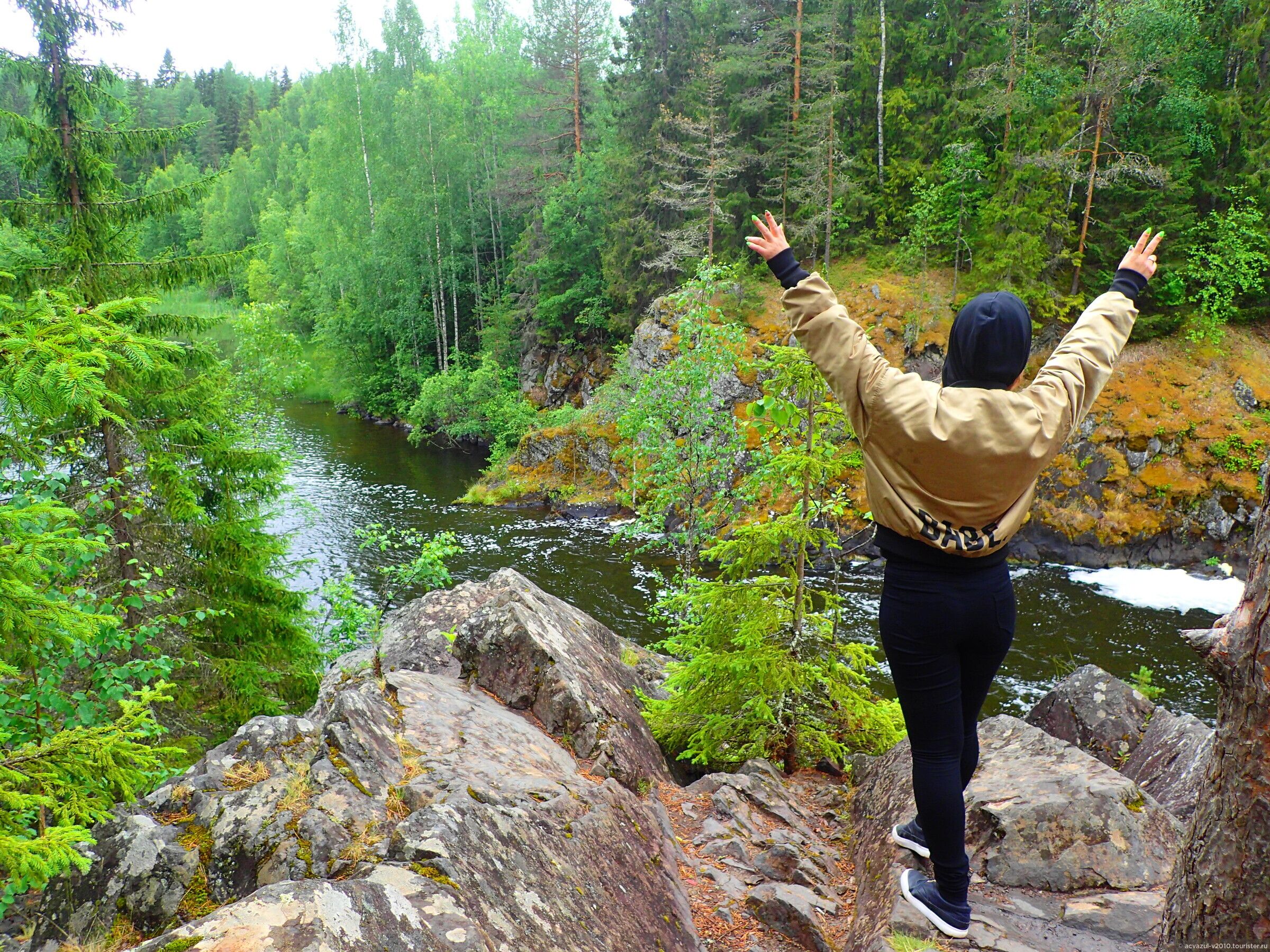 Гости заповедника «Кивач» затанцевали