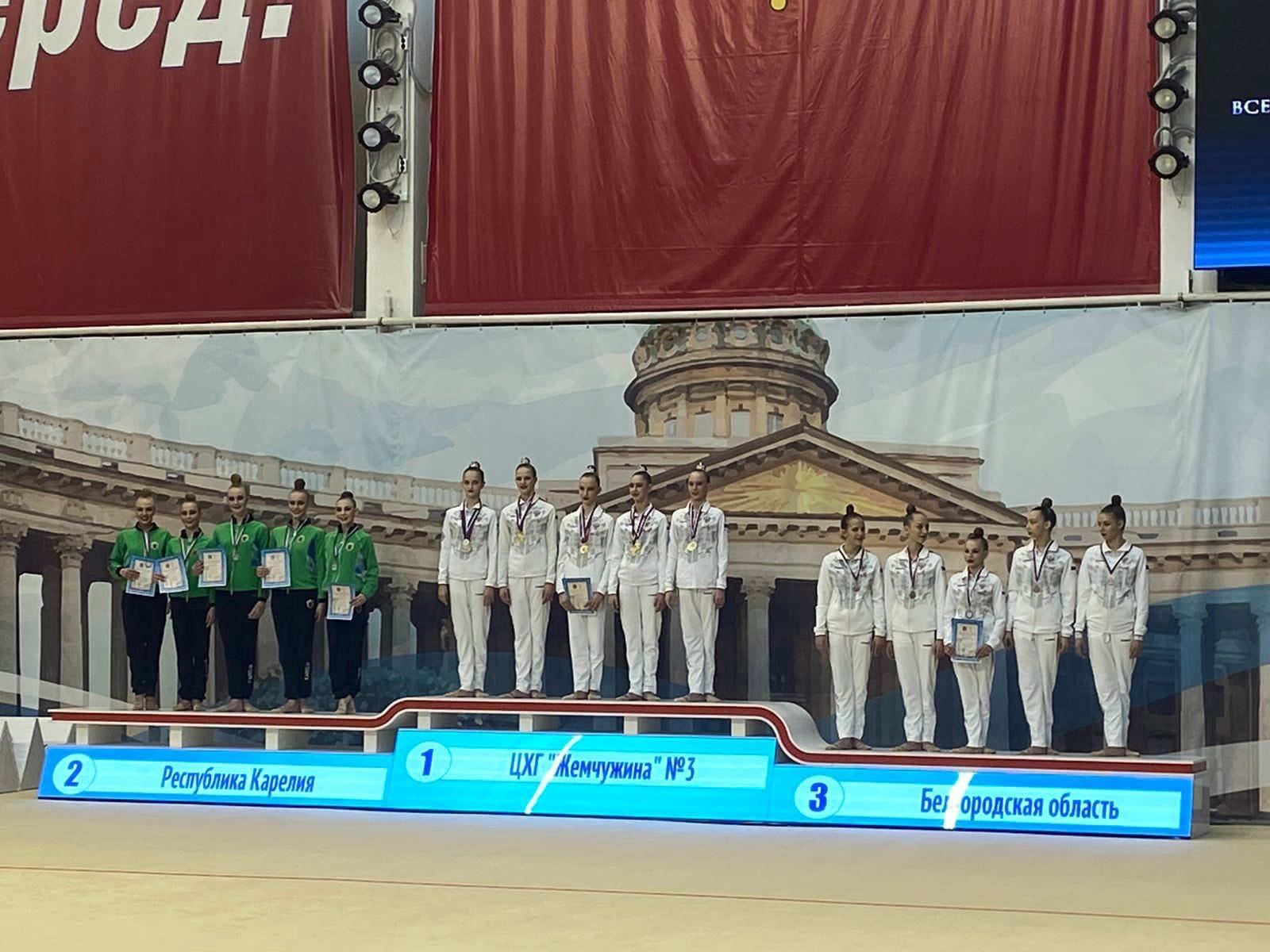 Карельские гимнастки завоевали «серебро» на всероссийских соревнованиях