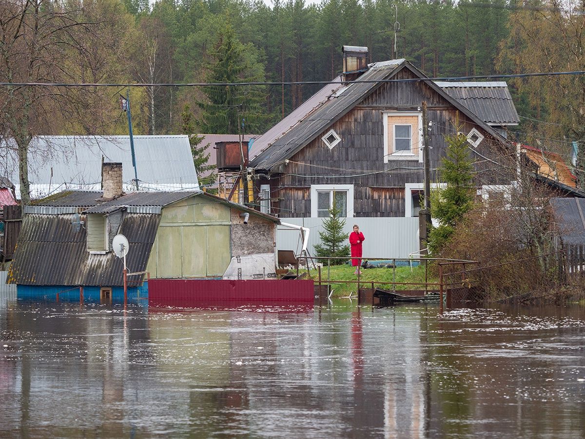 Было и стало. Оцениваем масштаб субботнего наводнения в поселке Вилга