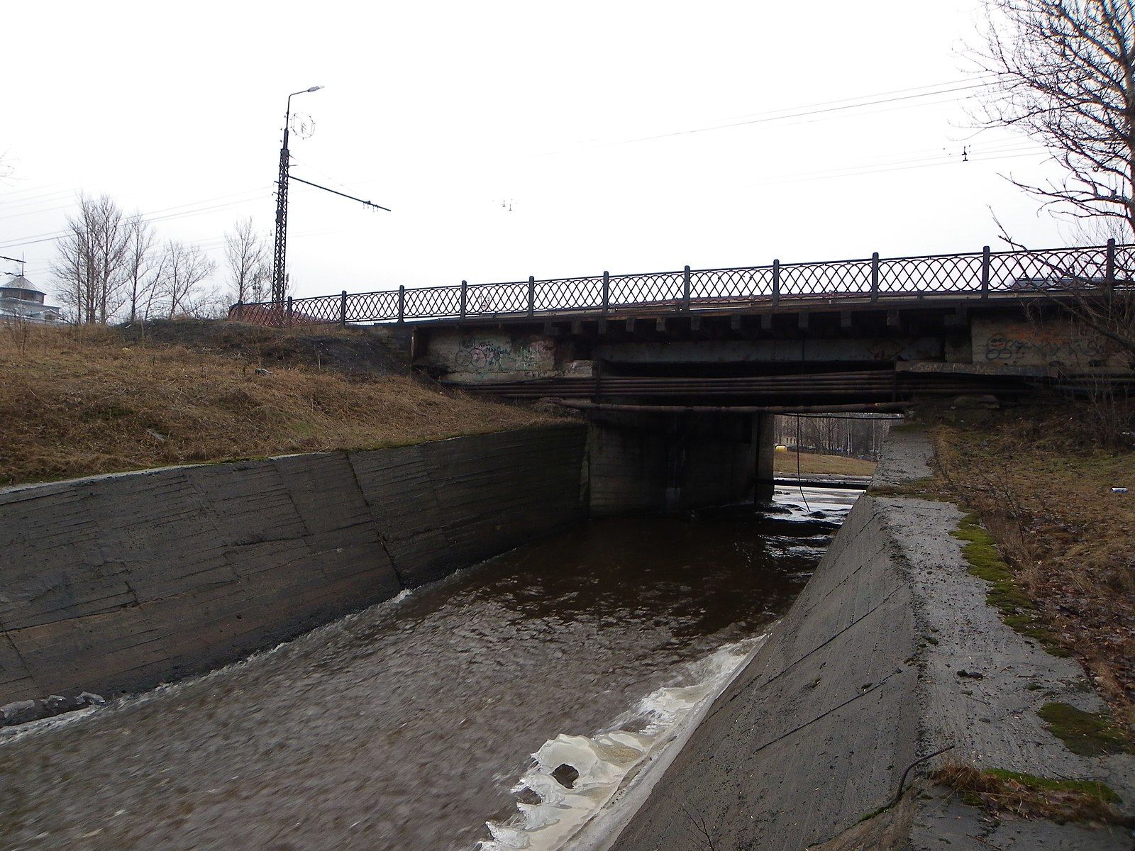 Полицейские спасли девушку от падения с моста