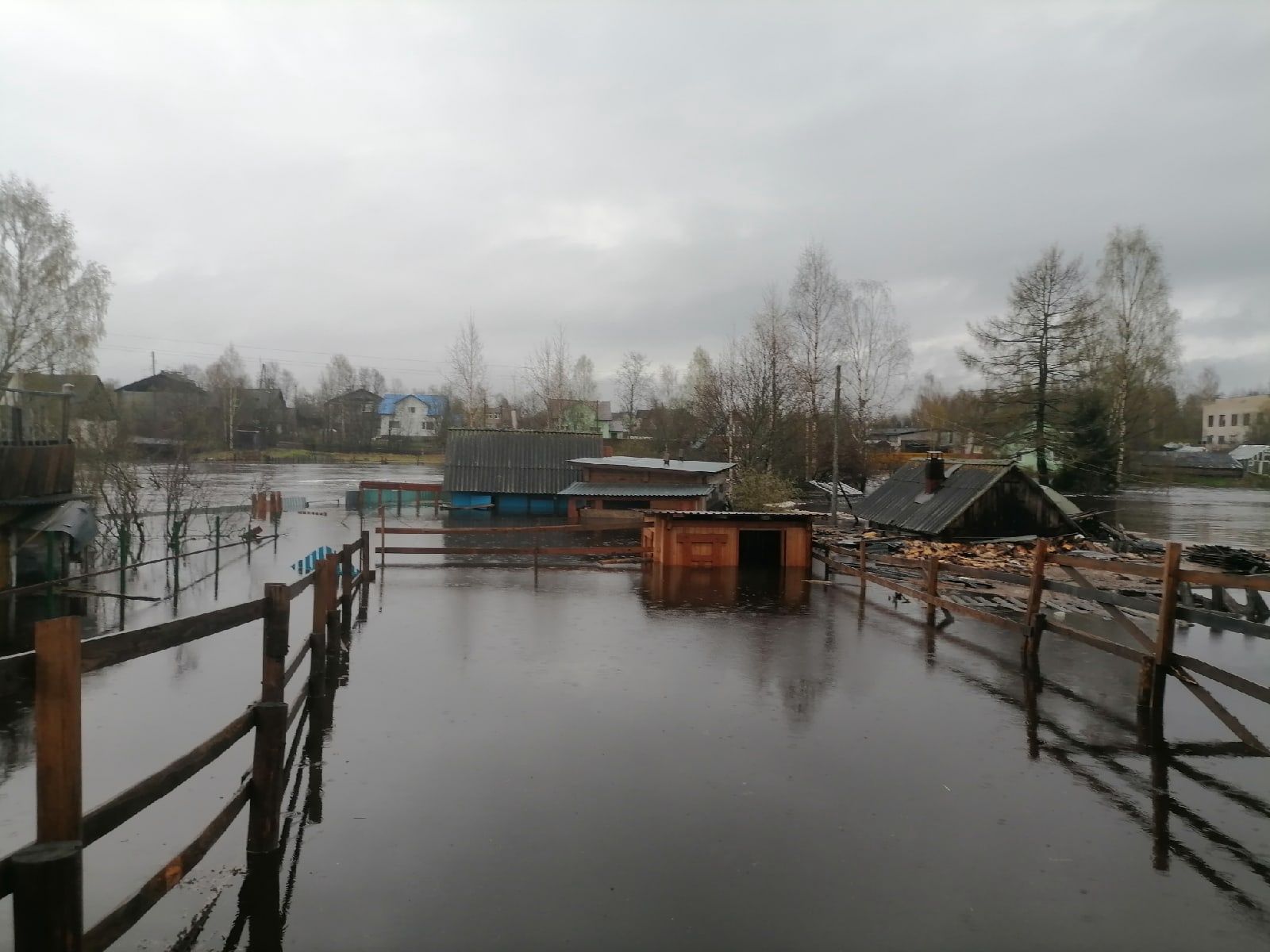 Фермерскому хозяйству в Вилге, пострадавшему от подтопления, окажут помощь Фермерскому хозяйству в Вилге, пострадавшему от подтопления, окажут помощь