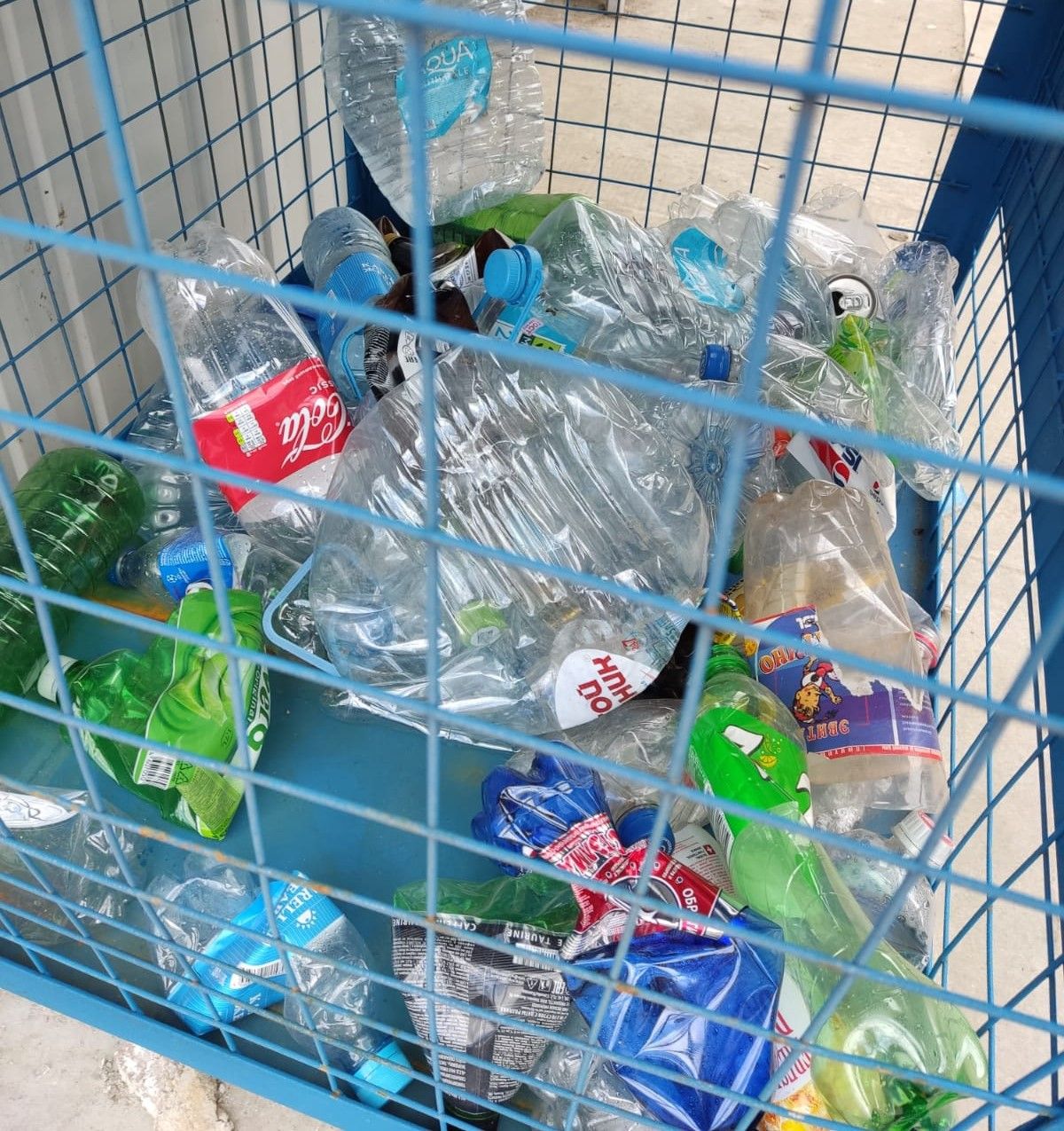 Новые контейнеры для сбора пластиковых бутылок появились в Петрозаводске