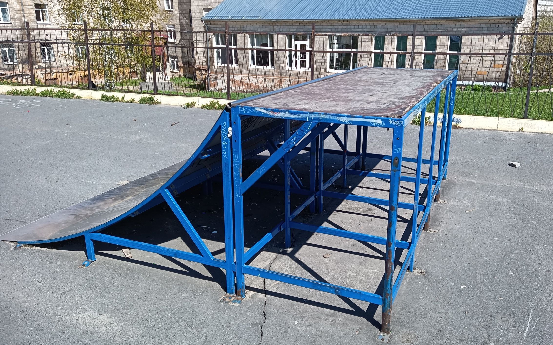 Скейт-парк на Ленинградской в Петрозаводске опасен для детей