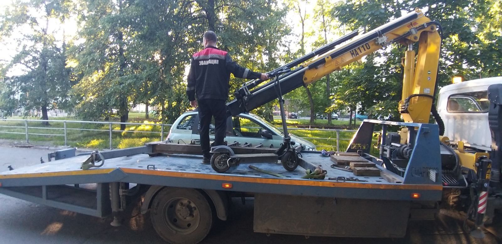 Водителя самоката отстранили от управления в Петрозаводске