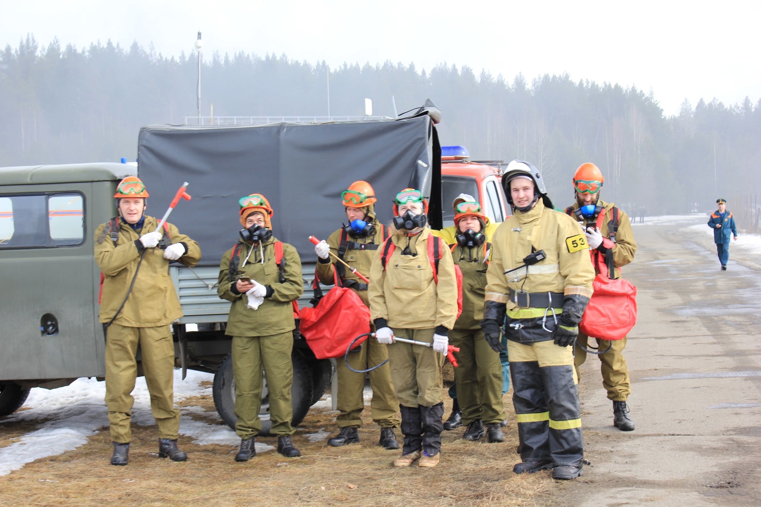 Волонтеров обучат тушению лесных пожаров