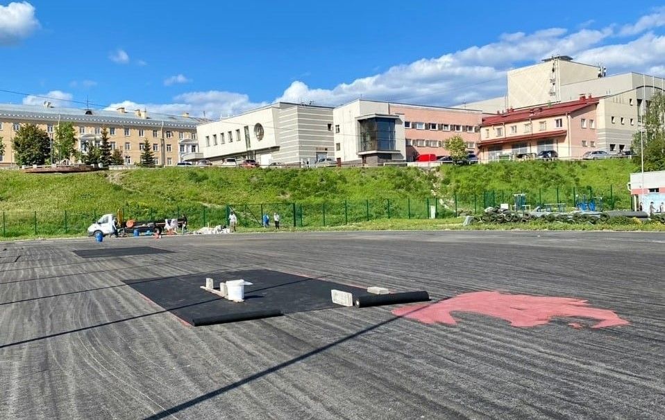 Реконструкция стадиона «Юность» в Петрозаводске близка к завершению