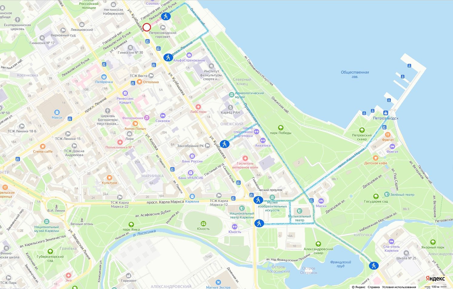 В День города на нескольких улицах Петрозаводска организуют пешеходную зону