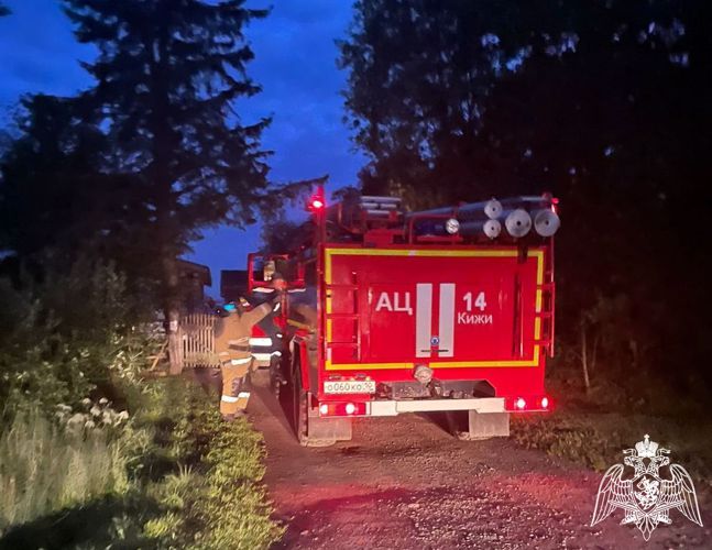 В МЧС опровергли информацию о пожаре на о. Кижи