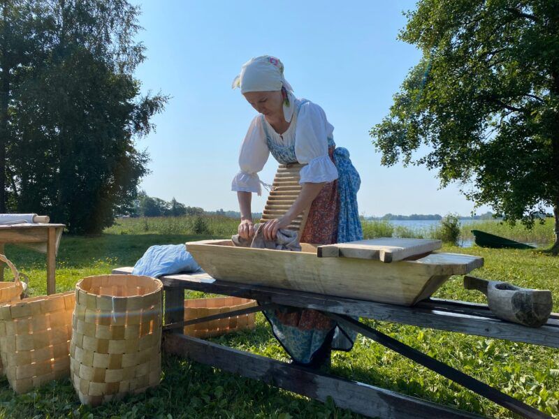 Большая стирка на острове Кижи Большая стирка на острове Кижи