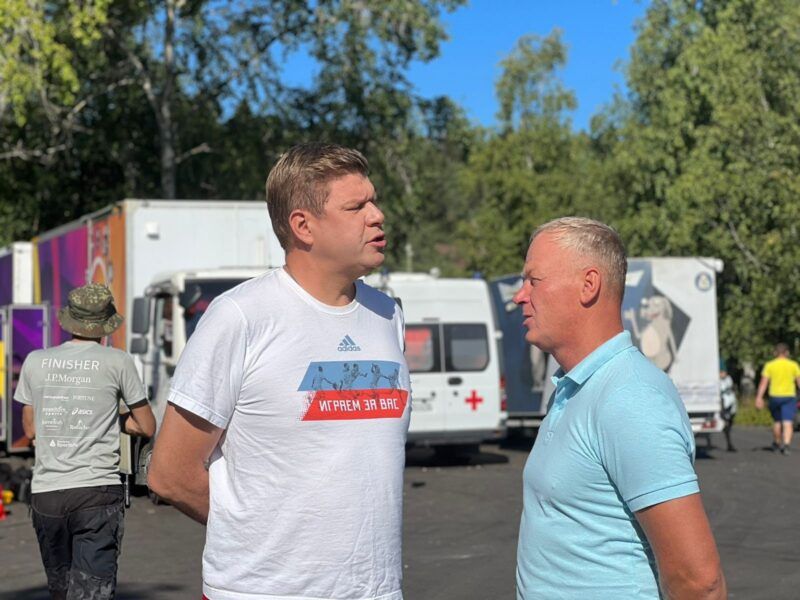 Сергей Крупин и Дмитрий Губерниев обсудили перспективы развития гребли в Сортавале
