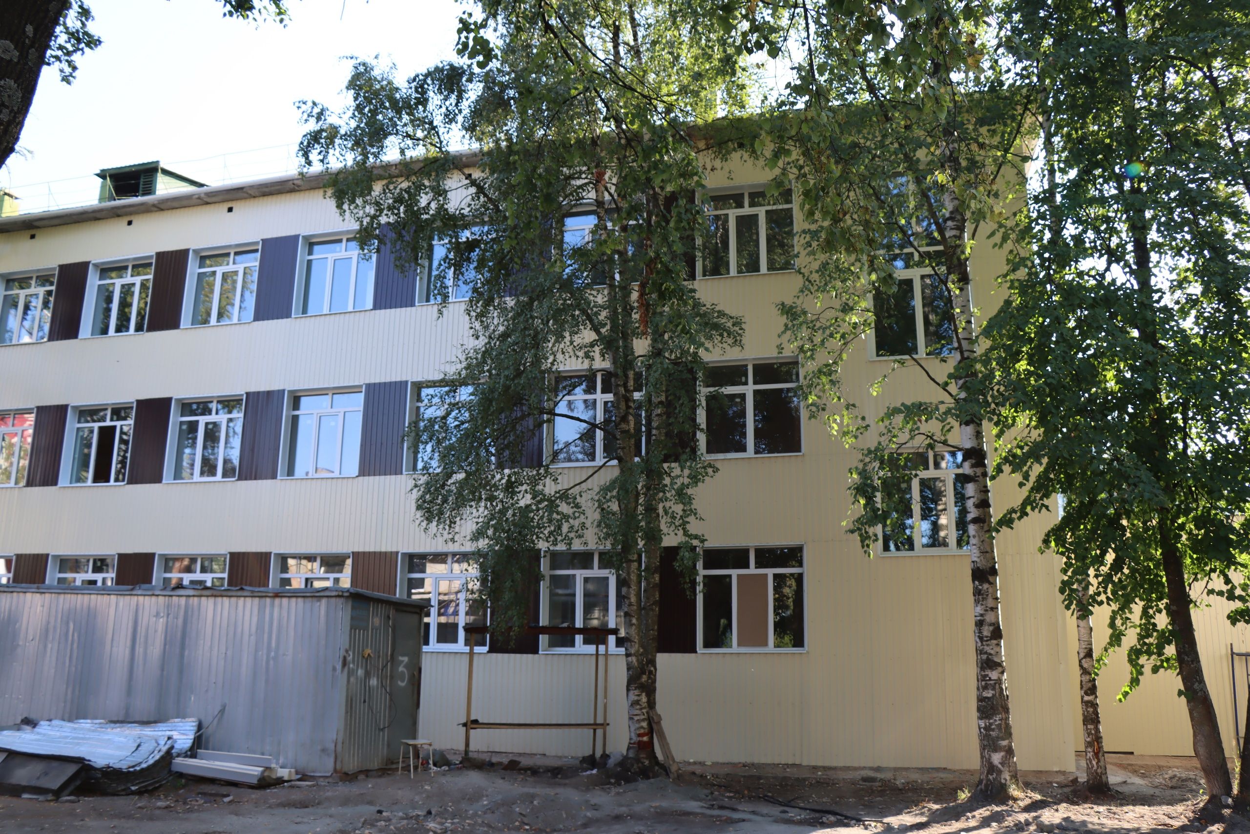 Отремонтированная школа №20 Петрозаводска 1 сентября примет учеников
