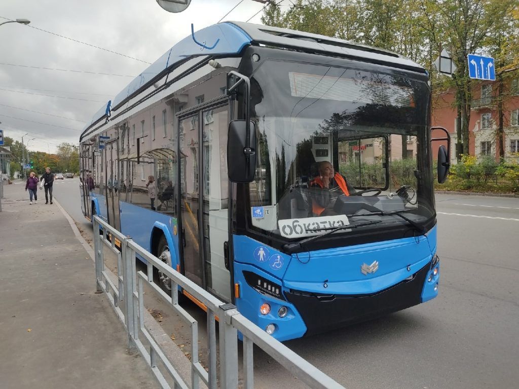 Новые троллейбусы прибыли в Петрозаводск