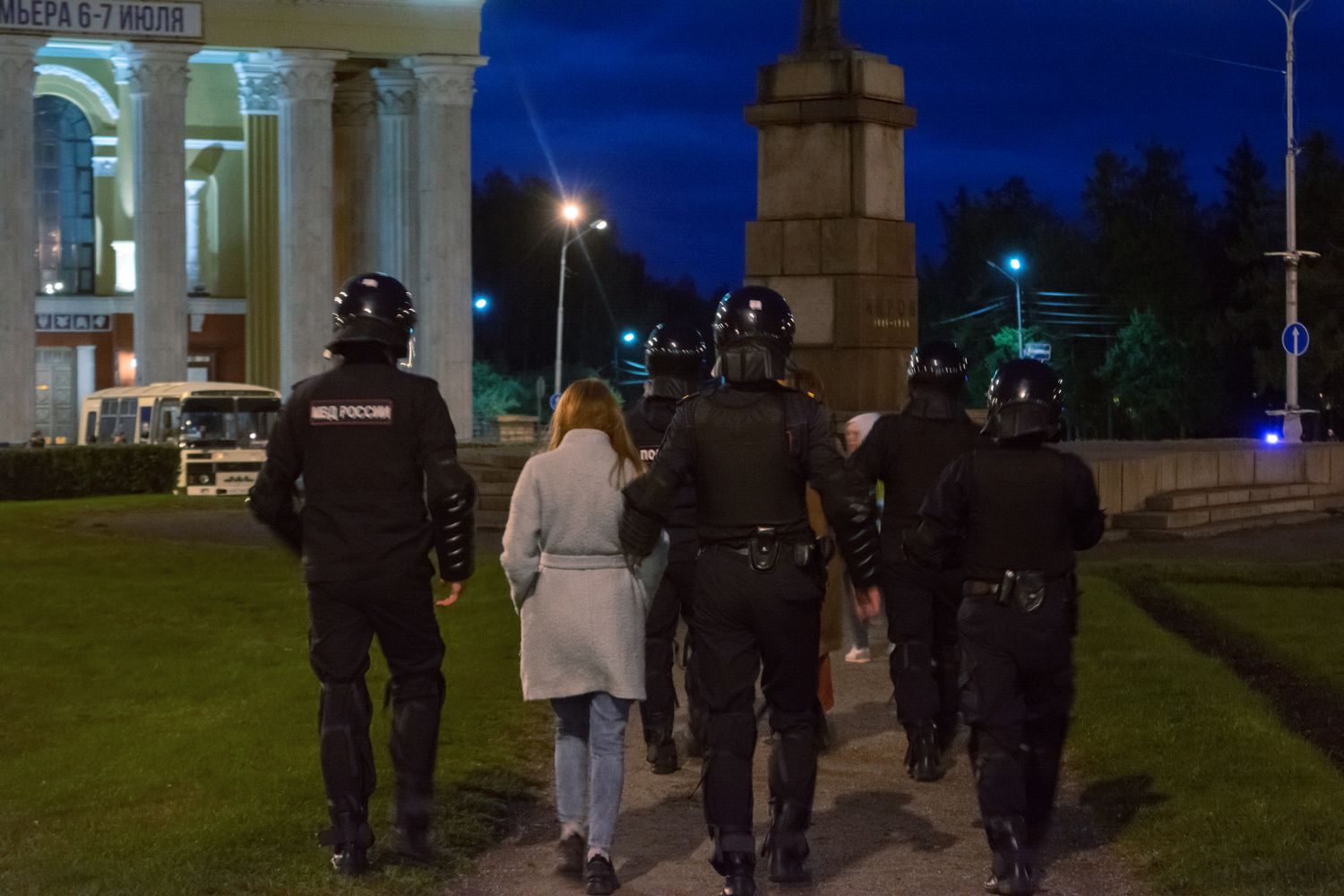 Одна из задержанных на митинге в Петрозаводске рассказала о том, что было в отделении полиции