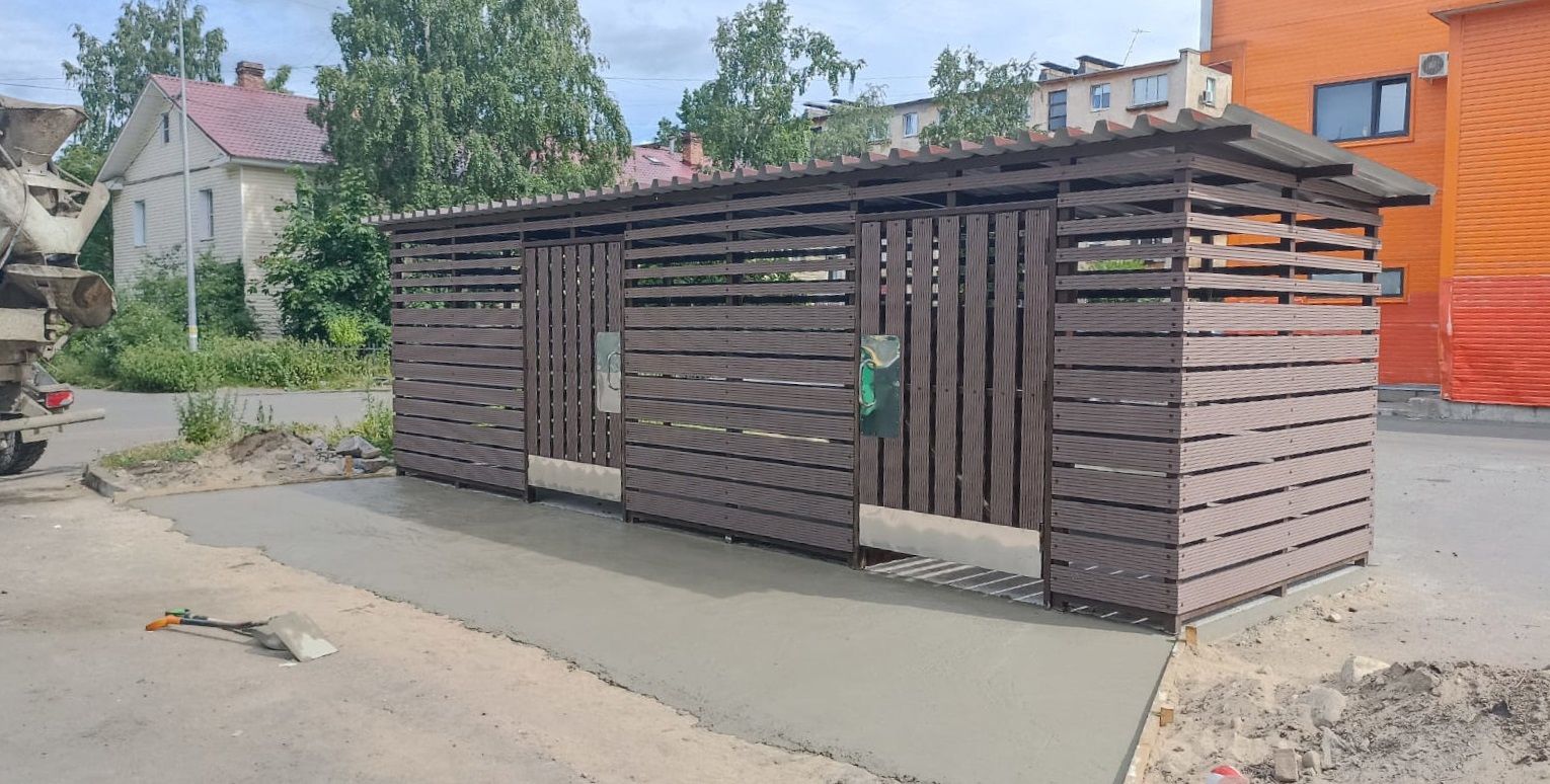 В Петрозаводске установят новые закрытые контейнерные площадки для мусора
