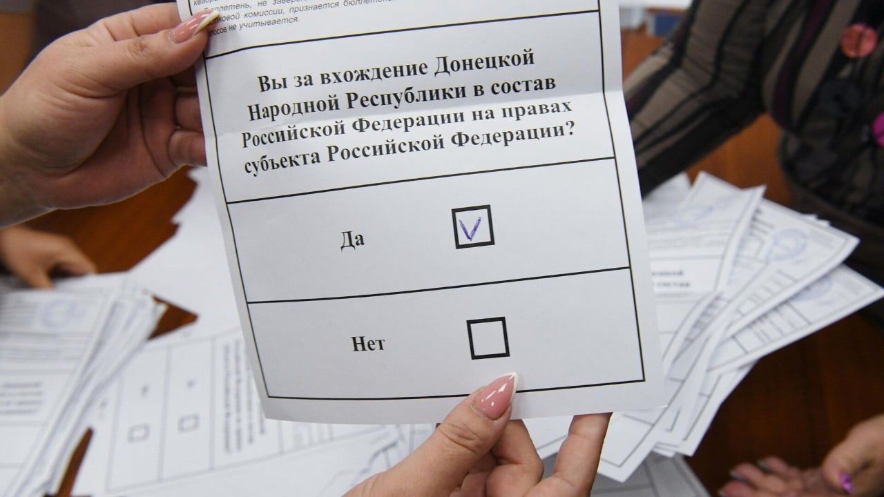 Элиссан Шандалович прокомментировал итоги референдумов в ДНР, ЛНР, Херсонской и Запорожской областях