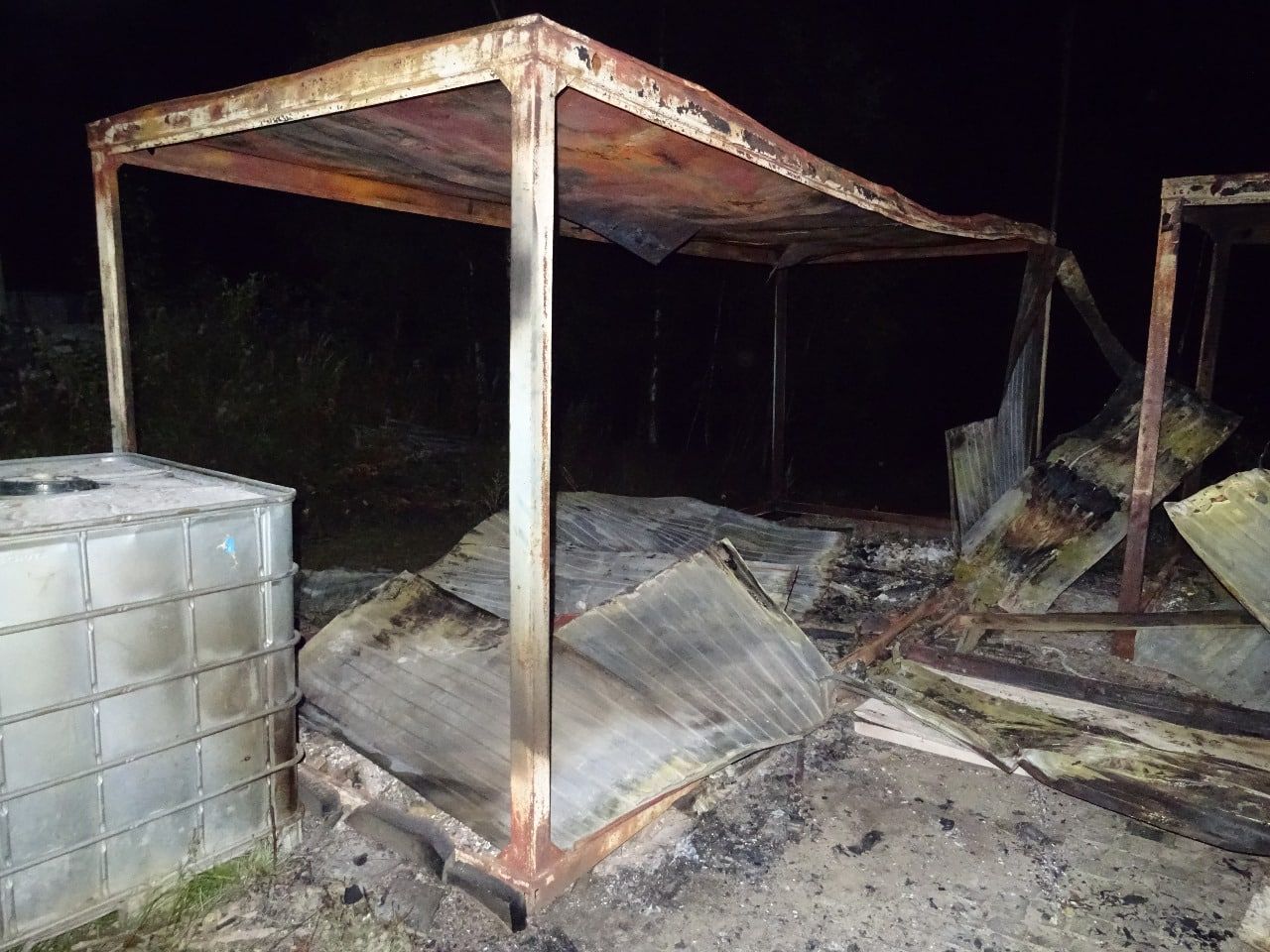 В Прионежском районе на месте пожара обнаружили тело мужчины