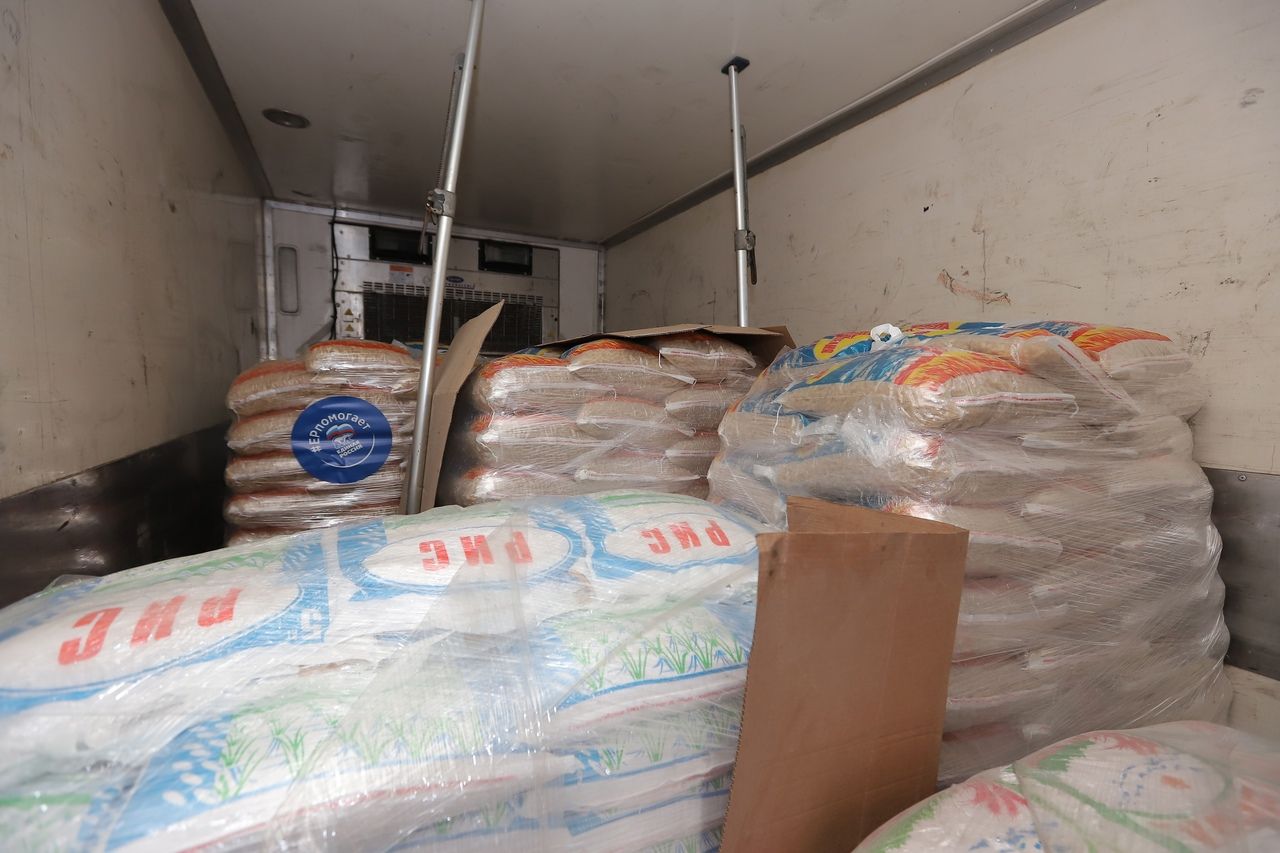 13 тонн продуктов отправили из Карелии на Донбасс