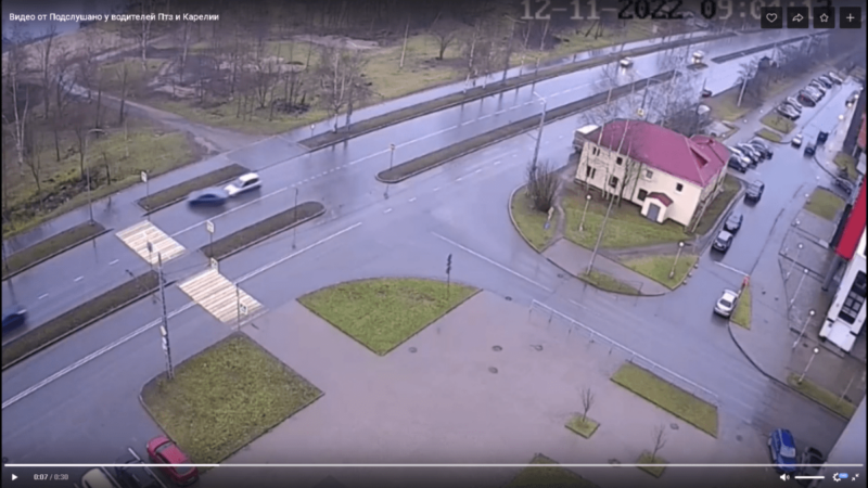 ДТП произошло в Петрозаводске на набережной Варкауса