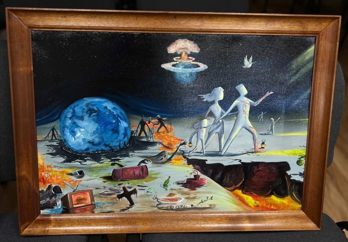 В конкурсе православной живописи среди карельских заключенных победила картина о конце света