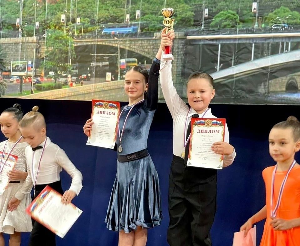 Юные танцоры из Петрозаводска одержали две победы на соревнованиях в Москве