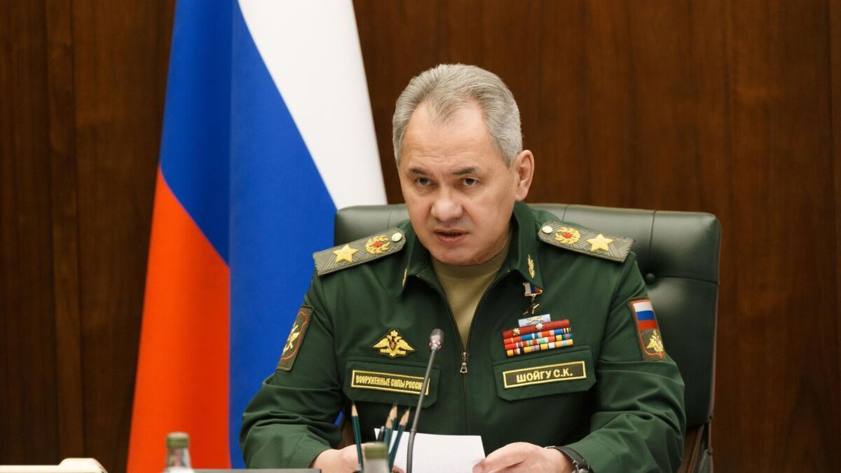 Шойгу заявил о создании группировки войск на северо-западе России
