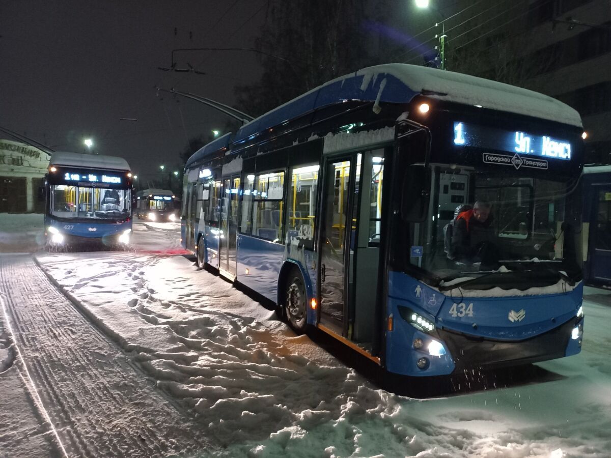 Новые белорусские троллейбусы вышли на линию в Петрозаводске