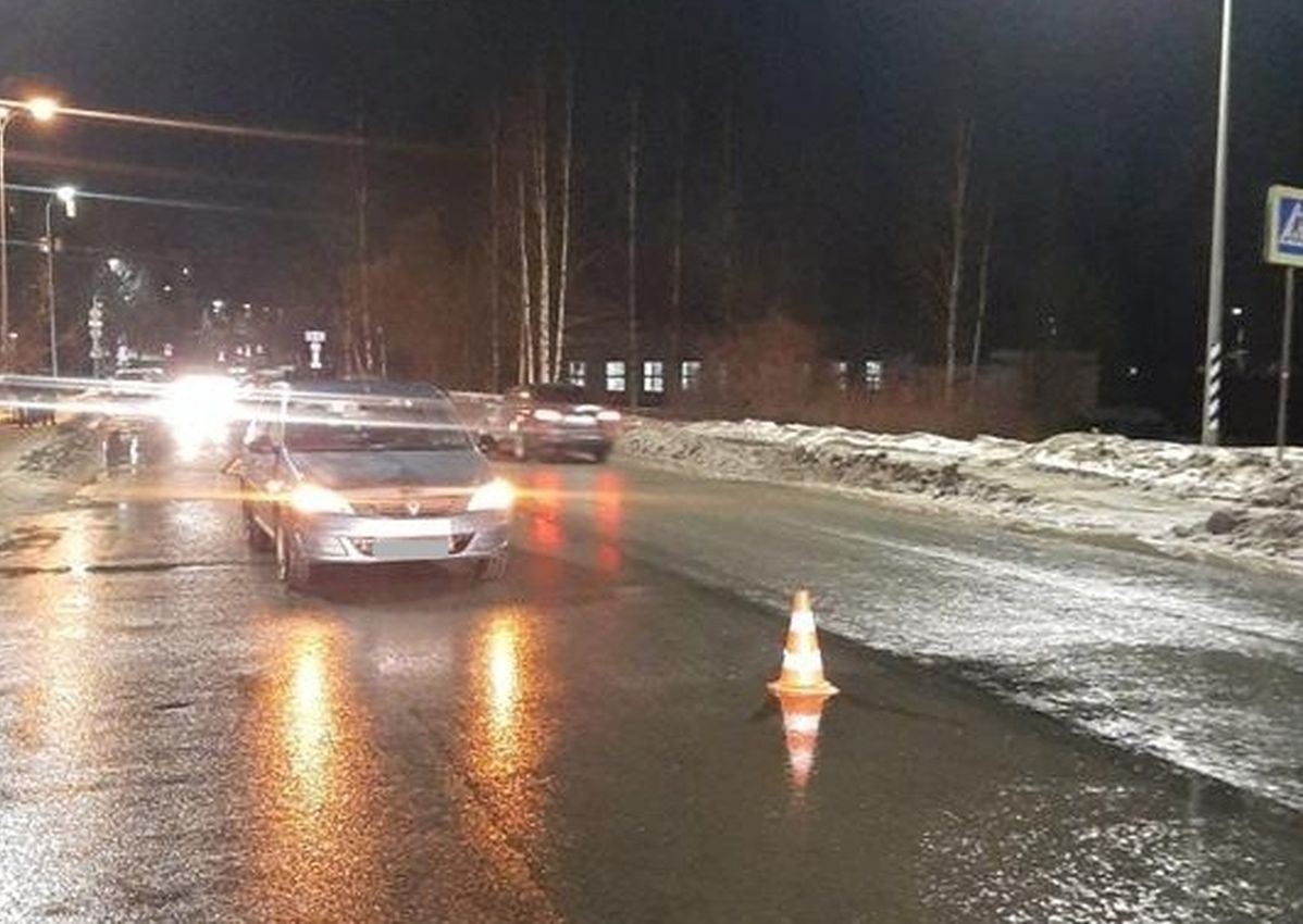 Девушку сбили на пешеходном переходе в Петрозаводске