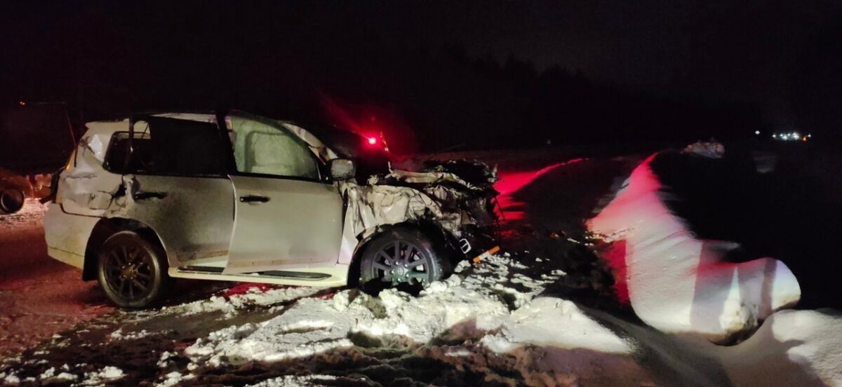 Два человека пострадали в ДТП на федеральной трассе «Кола»