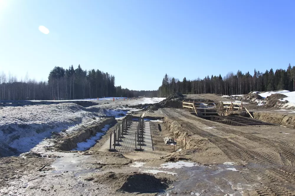 Новую транспортную развязку строят в Пряжинском районе