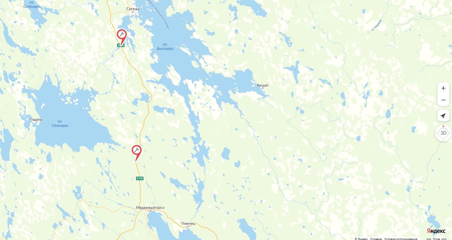 В Карелии временно ограничат движение по двум участкам трассы «Кола»