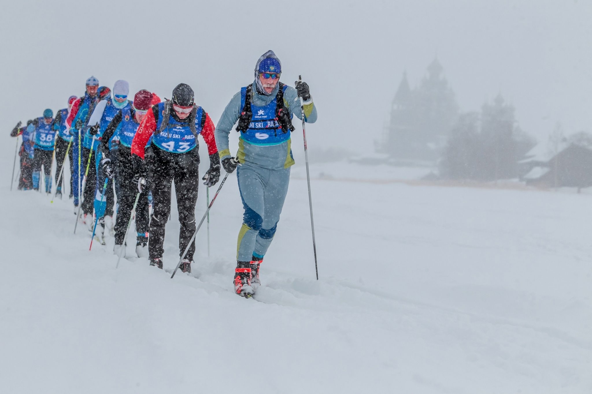 Лыжный марафон КИЖИ SKI-X Race 3.0 состоялся вопреки погоде