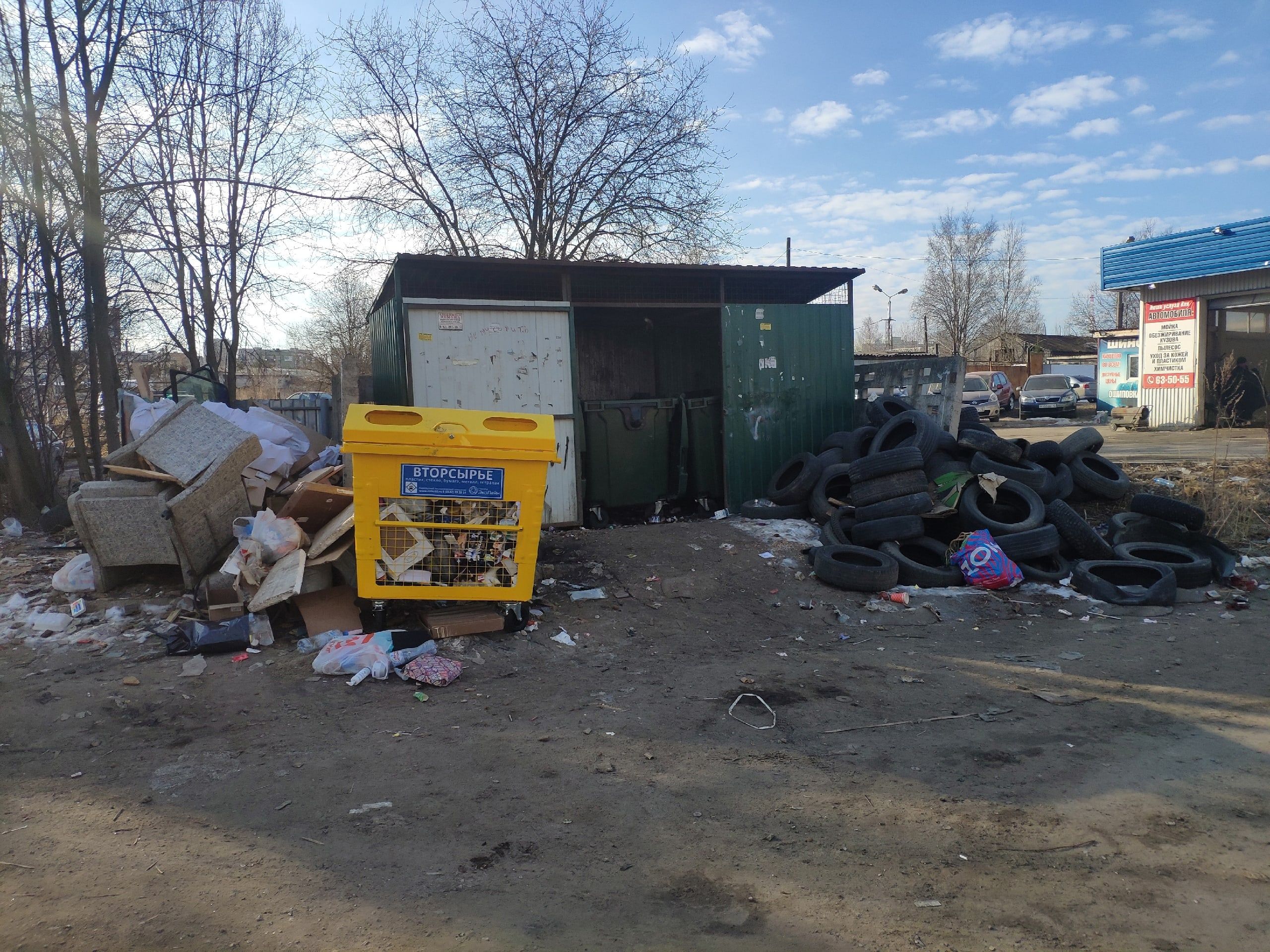 На некоторых площадках в Петрозаводске установят дополнительные желтые контейнеры