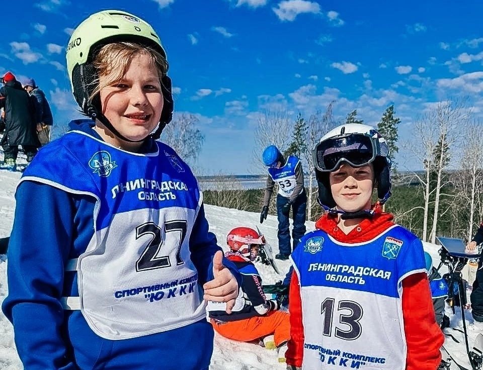 Юные карельские сноубордисты завоевали медали на окружных соревнованиях