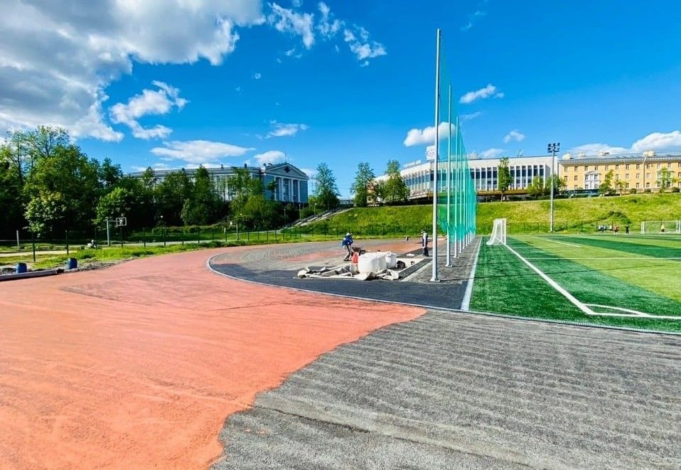 Подрядчика, благоустраивавшего стадион \