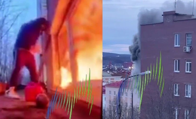 В Мурманске 19-летний молодой человек поджог военкомат