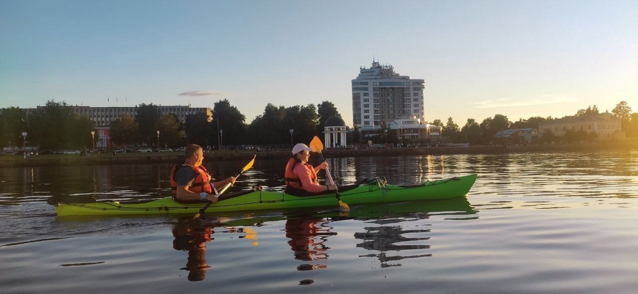 Сезон каякеров начался в Петрозаводске