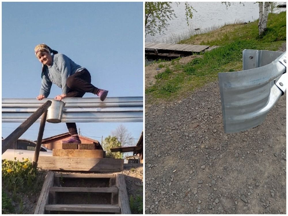 Дорожники открыли доступ к воде в Заозерье, где 84-летнему инвалиду пришлось перелезать через новые ограждения