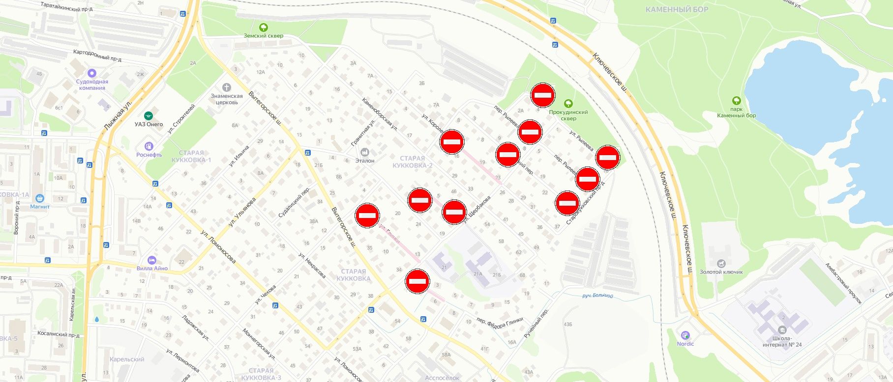 Схему движения изменят на Старой Кукковке