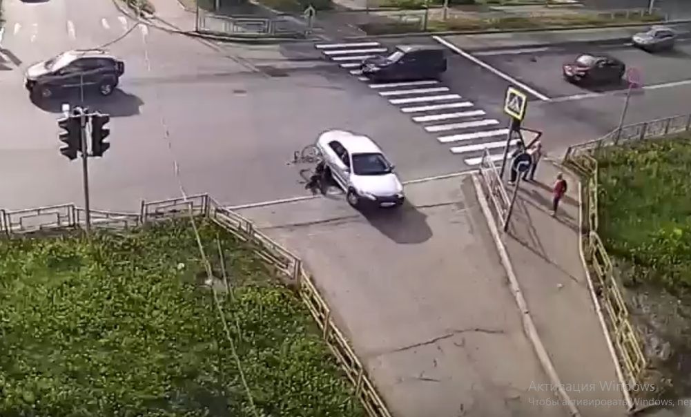 В Петрозаводске сбили двух велосипедистов