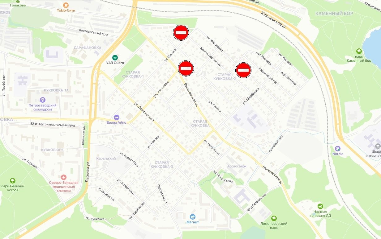 С 1 июня на Старой Кукковке ограничат движение транспорта