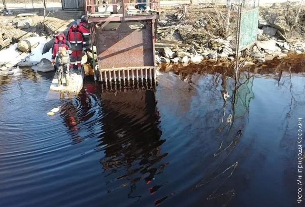 14 кубометров мусора извлекли водолазы на плотине в Лососинном