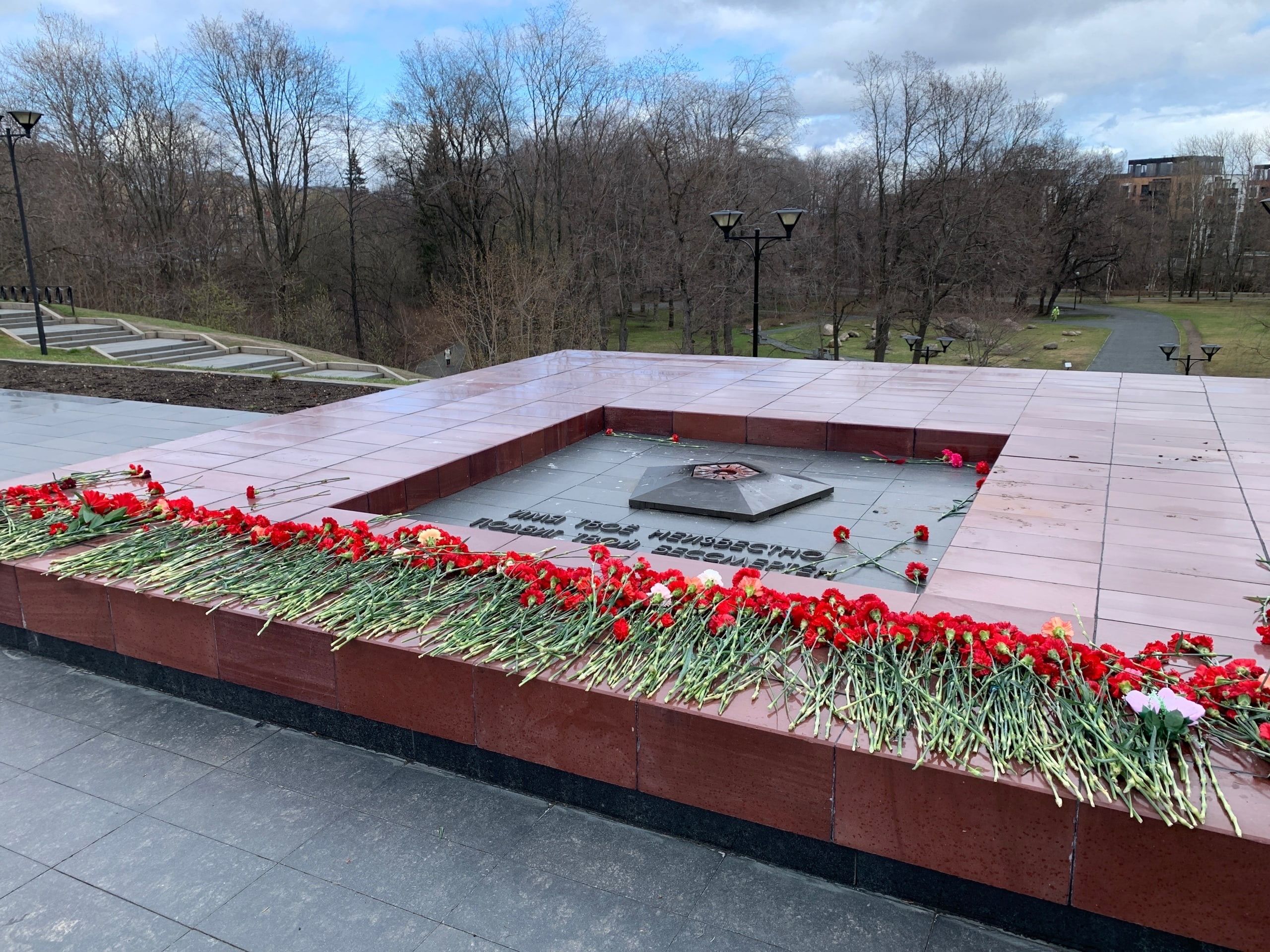 В центре Петрозаводска погас Вечный огонь
