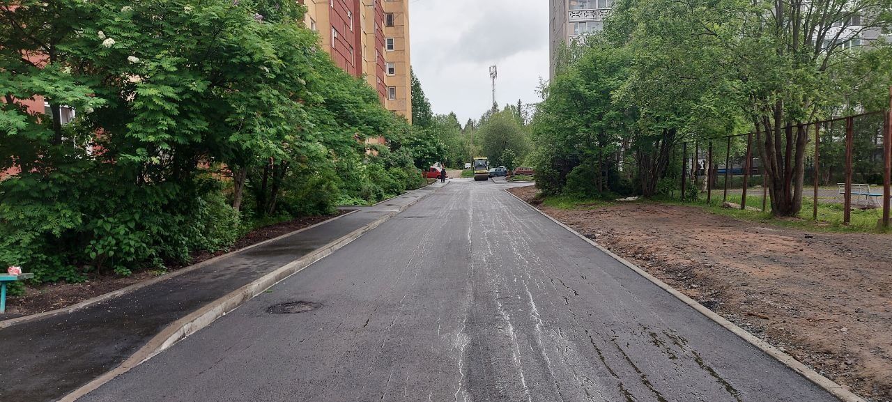 В Петрозаводске благоустроили девять дворов