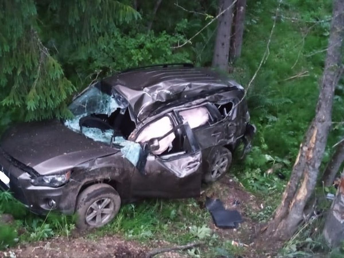 Гражданка Финляндии пострадала на трассе в Приладожье