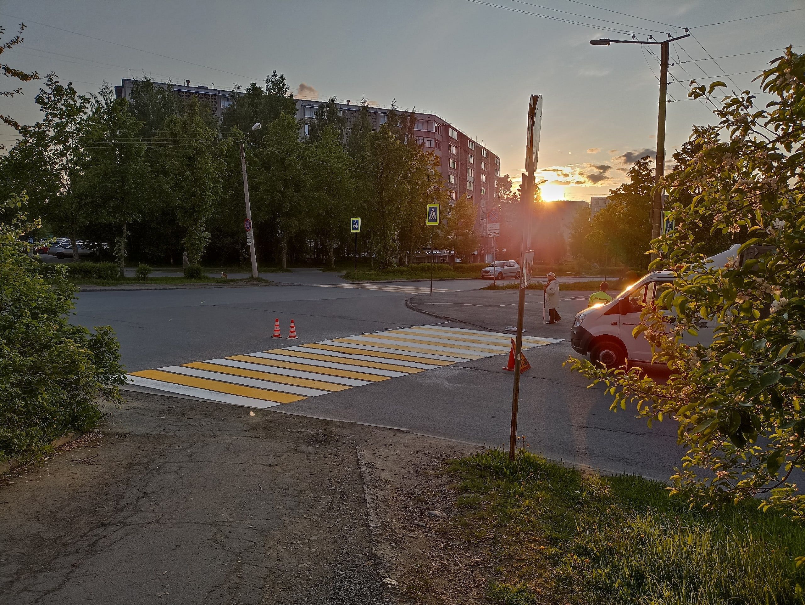 Рядом с социальными учреждениями в Петрозаводске появятся новые пешеходные переходы