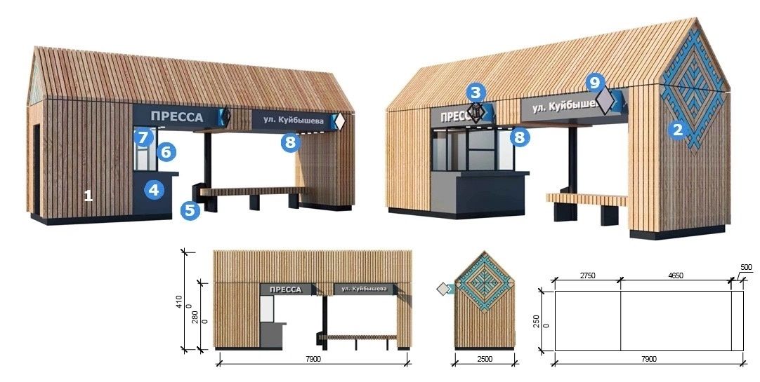 В Петрозаводске приняли дизайн-код для киосков и ларьков