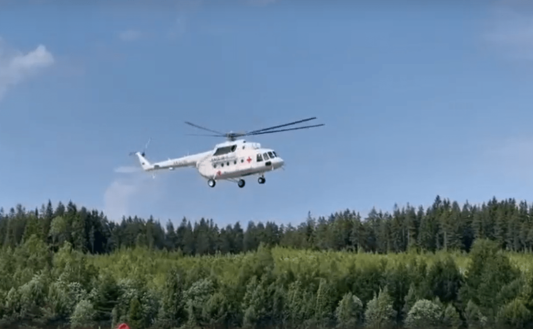 Новый вертолет санавиации отправился за первыми пациентами