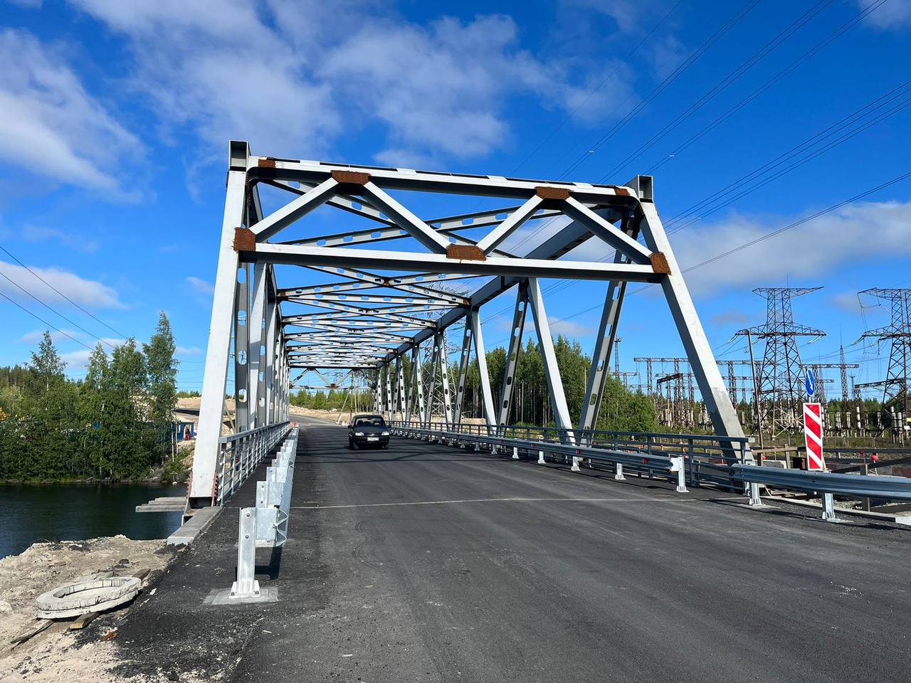 В Сегежском районе раньше графика открыли движение по новому Ондскому мосту