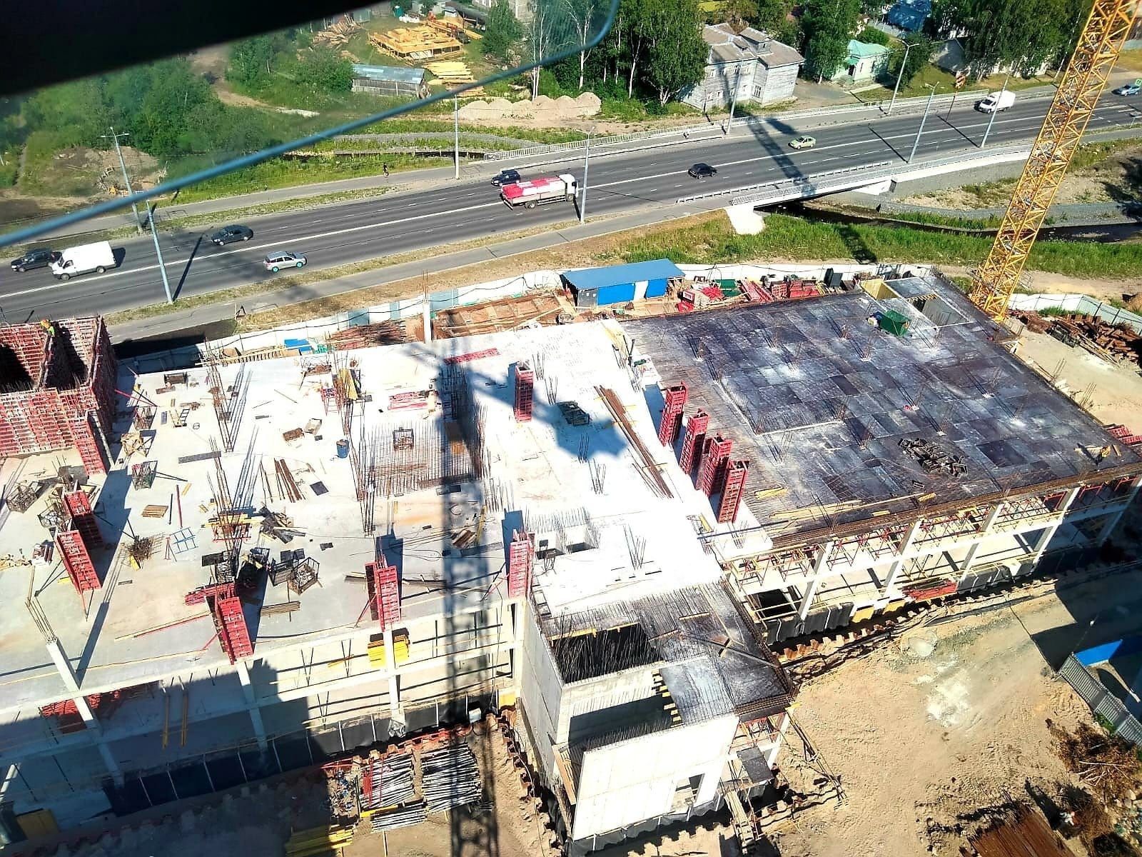 В Петрозаводске продолжается строительство хирургического корпуса БСМП